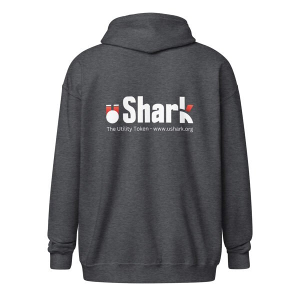 uShark heavy blend zip hoodie (Unisex) - Image 10