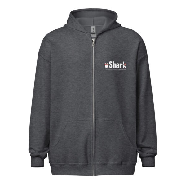 uShark heavy blend zip hoodie (Unisex) - Image 9